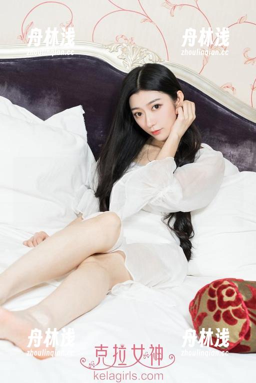 KelaGirls克拉女神 - 沫夕的长腿图包，似乎在召唤：“快快让你的小心脏高血压！”