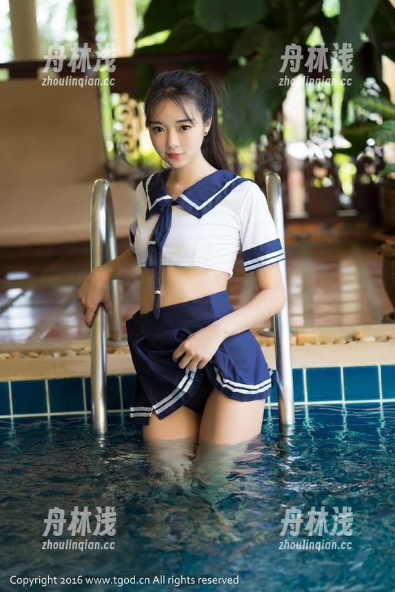 TGOD推女神 - 带着小九Vin的私房图包，三亚海风也想变成你的粉丝！
