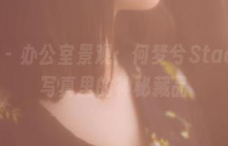 果团网 - 办公室景观：何梦兮Stacy最新写真里的神秘藏品