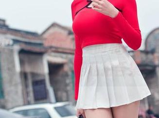 魔镜街拍 - 商业广场里的私人视角，萌宝儿的包臀裙私拍合集